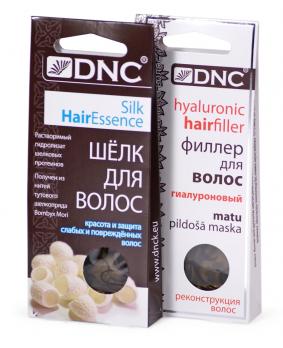 DNC Набор Филлер для волос (3*15 мл) и ШЕЛК для волос (4*10 мл)